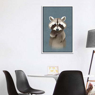 Racoon by Dieter Braun - Print on Canvas