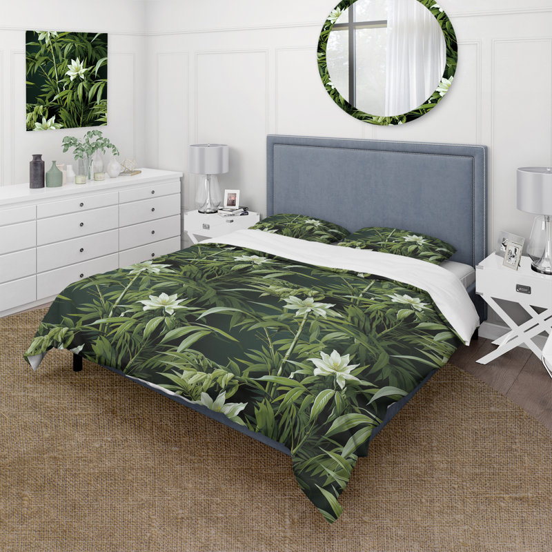 Ensemble de housse de couette Bamboo Elegance, Housse de couette pour très grand lit et 2 très
