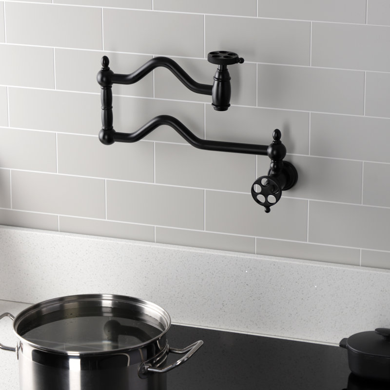 Robinet de cuisine Kingston Brass Webb, Noir mat