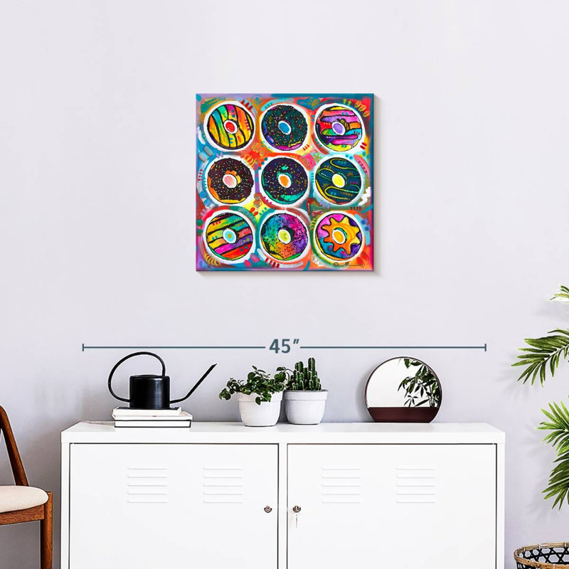 Yarlin Doughnuts Patterns, 20" H x 20" W