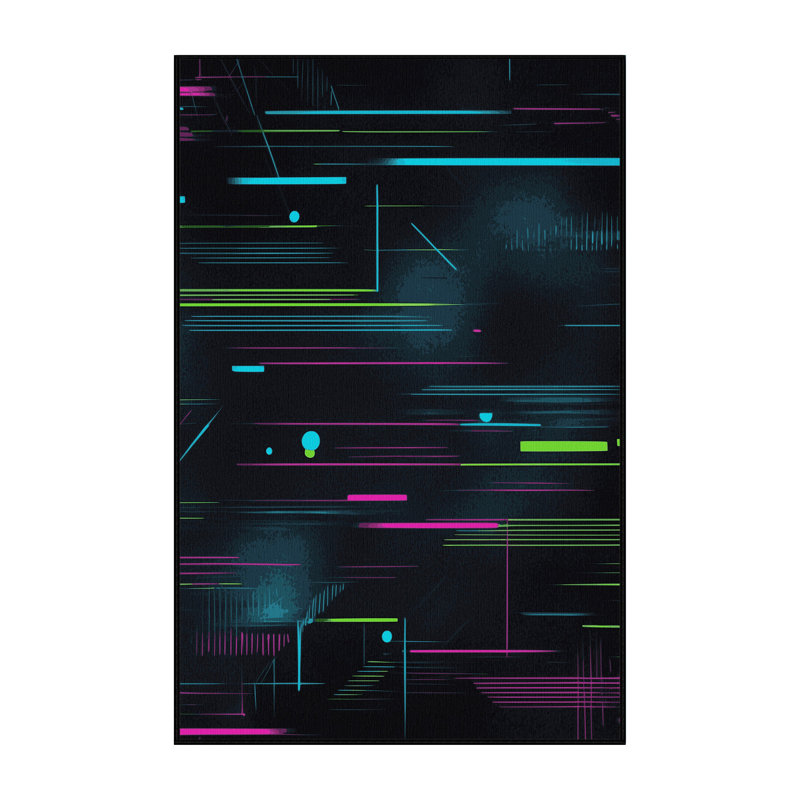 Glitch Path Rug, Rectangle 8' x 12'
