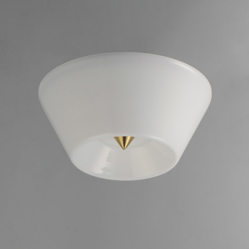 Tack-Flush Mount, Natural Aged Brass