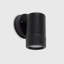 Logenita Matt Black Outdoor Armed Sconce