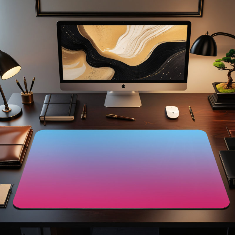 Polyester Desk Pad, 23.6x13.8