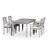 Square 5-Piece Dining Set-447397659