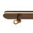 3 - Light Wood Grain Oval Shape Track Light With Rotating Heads-123030578