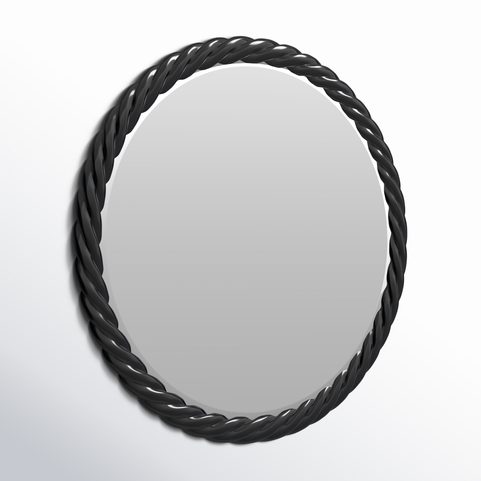 Mara 30" Accent Mirror, Black