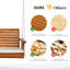Balancelle de patio en bois 5 pi avec coussin-501814114-501814125