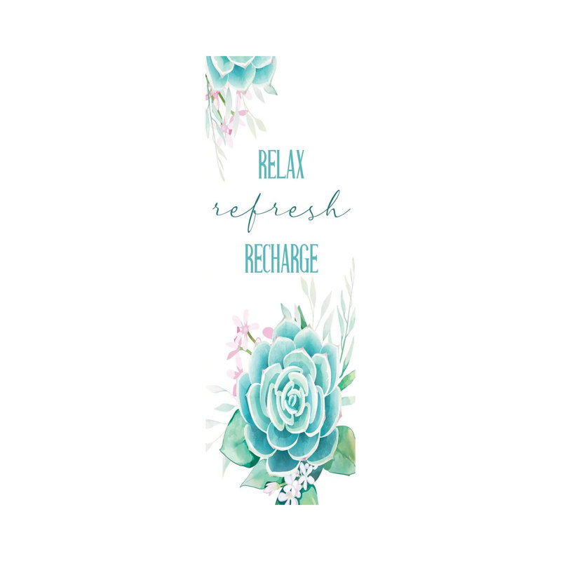 Relax Recharge I by Kimberly Allen - Wrapped Canvas Panoramic Print, 182.88 cm H x 60.96 cm W