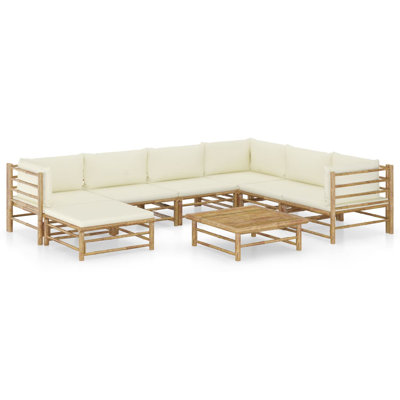 Ensemble de patio 6 pièces avec coussins Koehn