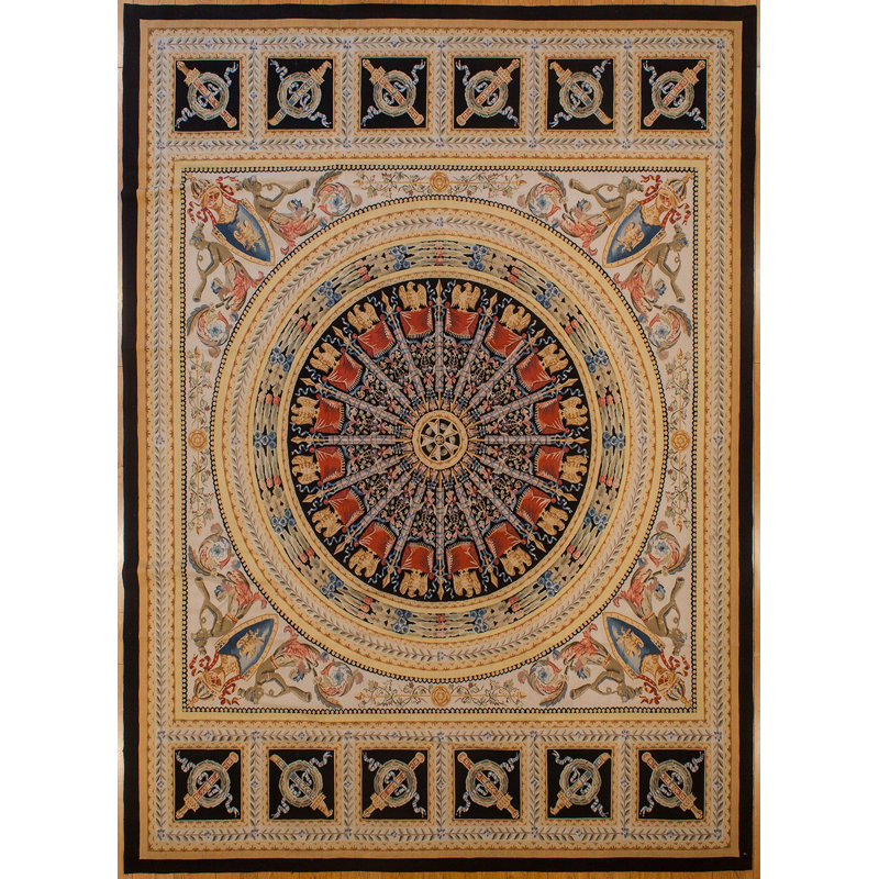 Tapis Modren Aubusson 9,9 x 13,5