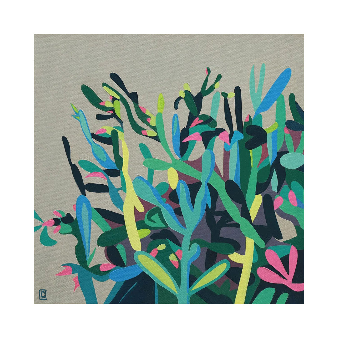 Nopal Shapes von Christophe Carlier - Galerie-verpackte Leinwand Giclée auf Leinwand