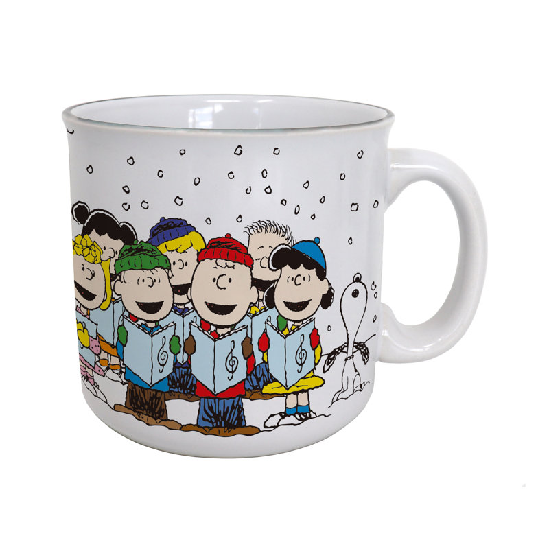 Peanuts - Carolling Characters 20oz. Camper Mug