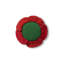 Coussin de sol rouge coquelicot