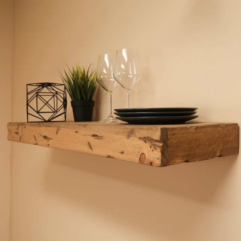 Tablettes flottantes Jesher , Naturel, H 3 po x l 24 po x P 8 po