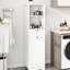 Armoire de trieuse à lessive blanche Space