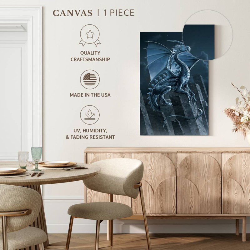Silver Dragon, 51" H x 34" W