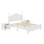 Lit plateforme en bois et deux tables de chevet-4126937