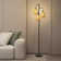 Rattan Tree Floor Lamp With 3 Bulbs Included