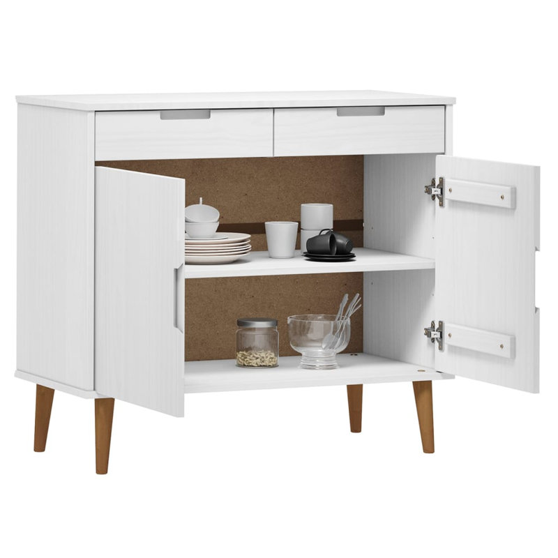 Amasya 90cm Sideboard, White