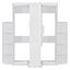 Lit escamotable rotatif moderne avec bureau pliable et tablettes de rangement, grand-1257874406
