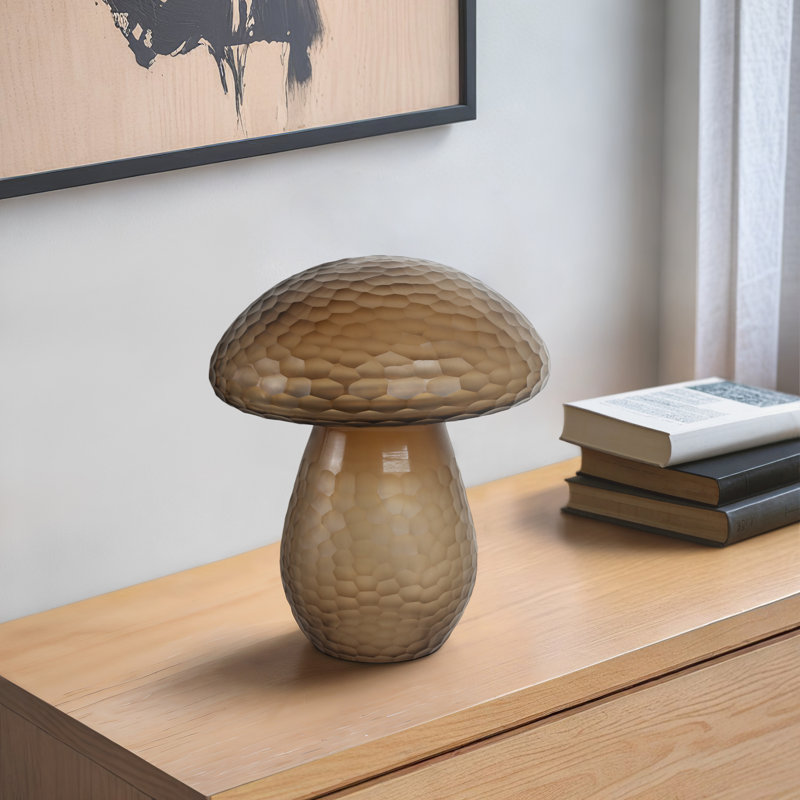 Grand champignon en verre 14 po Malonie