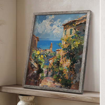 «LANDSCAPES Series CCCCLV», reproduction encadrée - bois massif