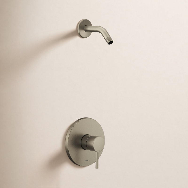 Ensemble de garniture de douche, valve et pomme de douche Moen Align M-CORE 2-Series vendus séparément, Nickel brossé