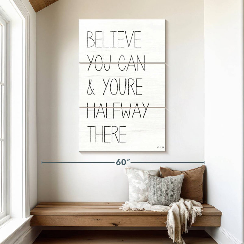 Tergel You're Halfway There, 50" H x 32" W