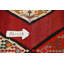 Tapis kilim à teinture végétale rouge 5 x 7
