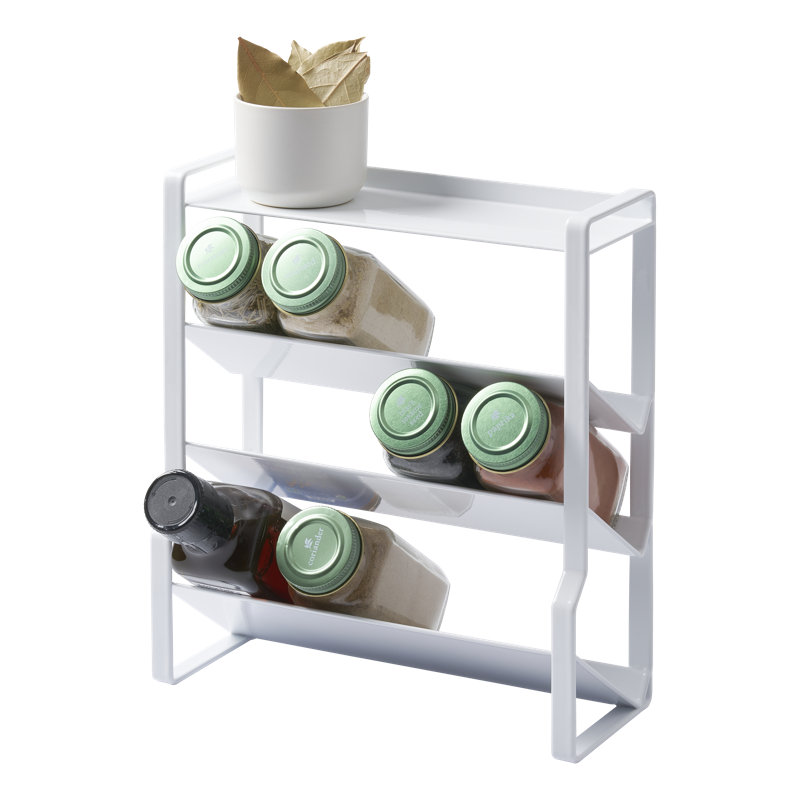 Support à épices Yamazaki Home, Blanc