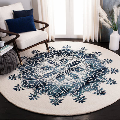 Dip Dye Hand Tufted Wool Oriental Rug