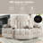Swinging recliner massage heated sofa-18988520