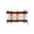 Black/Persian Rose/Gray/Beige Ikat