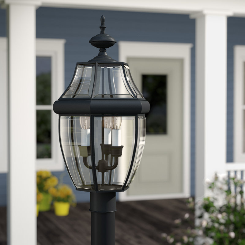 Anasthasie Beveled Lantern Head, Black