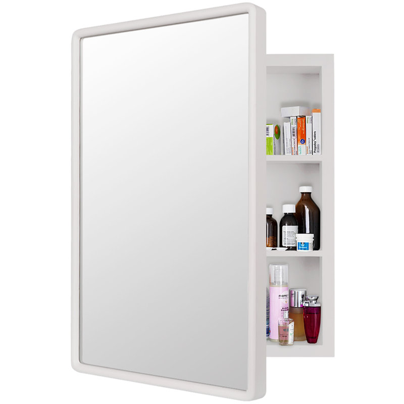 Mccullers Medicine Cabinet Mirror, White
