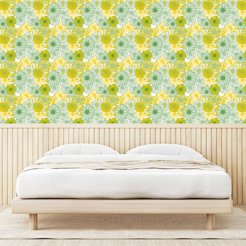 Rouleau de papier peint Jacquelinne, L 13 po x L 100 po