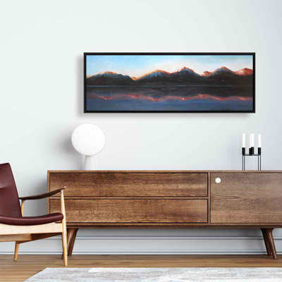 Mountains Landscape Framed Canvas | Contemporary Home Decor
