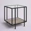 Table de bout en verre avec rangement Vireo-945008343