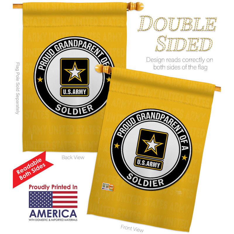 Double Sided 40'' H x 28'' W Polyester House Flag