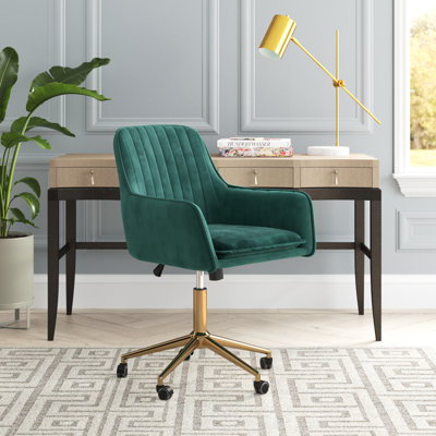 Ady Velvet Office Chair