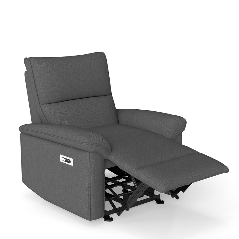 zero clearence recliner  Recliner,Zero Wall Power Recliner Chair,Electric Recliner for Living Room,Fabric Reclining Armchair for small space,Reclining Sofa for Bedroom/Apartment/RV,USB Port
