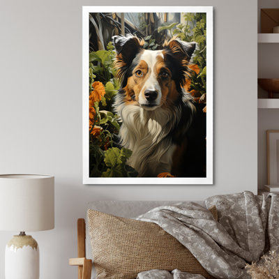 «Zaakira Dog Canine Companion Pastoral II», reproduction d'art sur toile