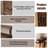Dark-coffee Solid + Manufactured Wood Sideboard