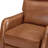 Traditional Oversize Genuine Leather Pushback Recliner-1176625770