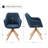 Upholstered Swivel Office Desk Chair-198951418