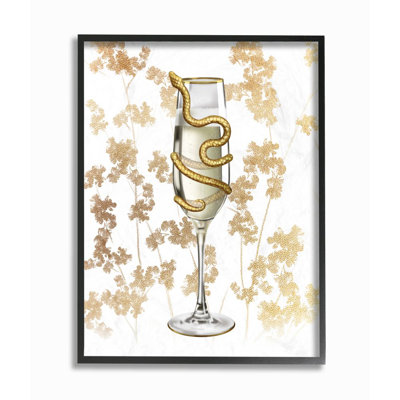 « gold serpent glass glam mode design » par ziwei li-impression