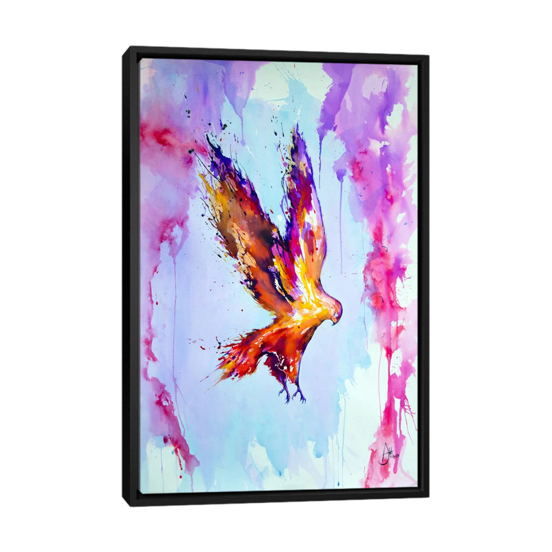 « hyperion (1) », reproduction d’art sur toile tendue Marc Allante, H 26 po x l 18 po x P 1,5 po, Toile avec cadre noir