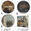 Impression d'art mural gris et blanc majestueux Forteresse I - Forteresses-889385710-889385711