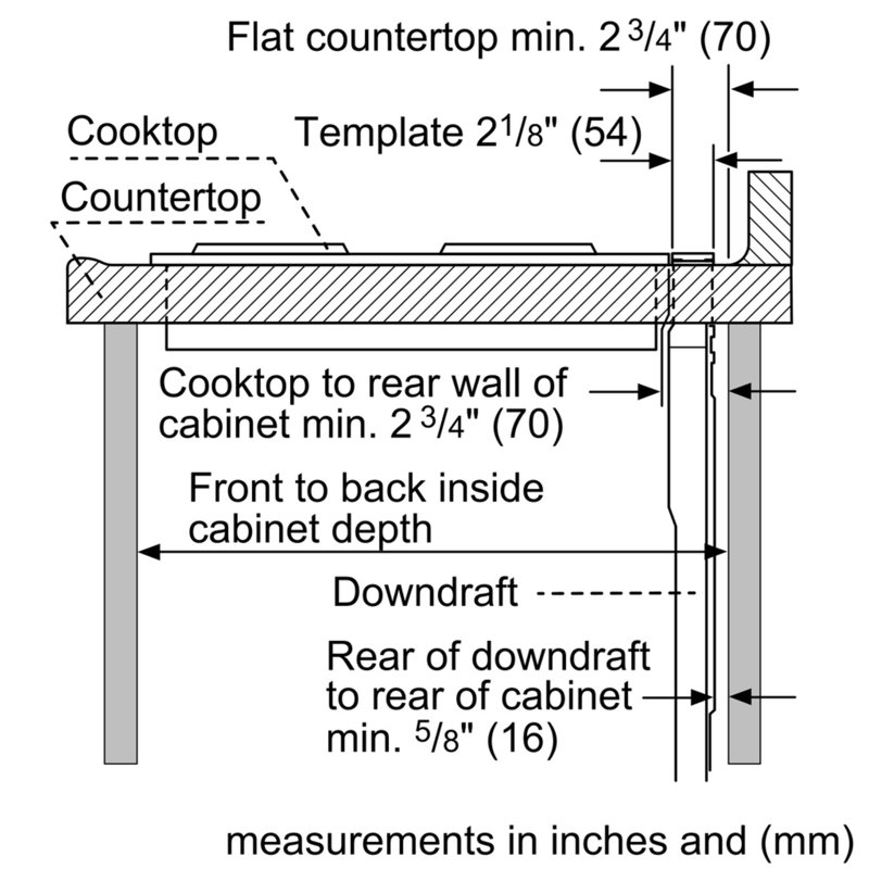 800 Series, 36' Downdraft, Opt Blower